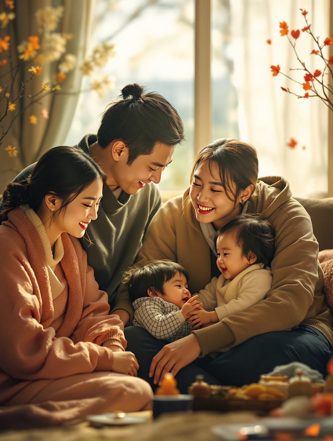 黄果魔改短剧作品《灯火可亲》海报 - 家庭伦理题材短剧